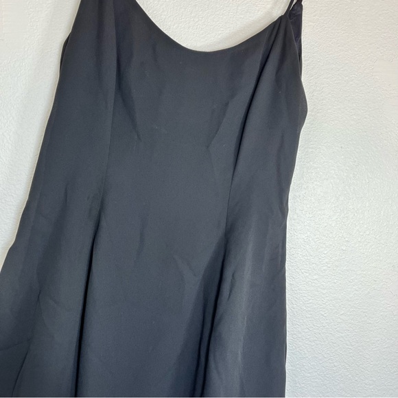 Vintage Sheer Black Spaghetti Strap Mini Dress SZ Small - Picture 5 of 9